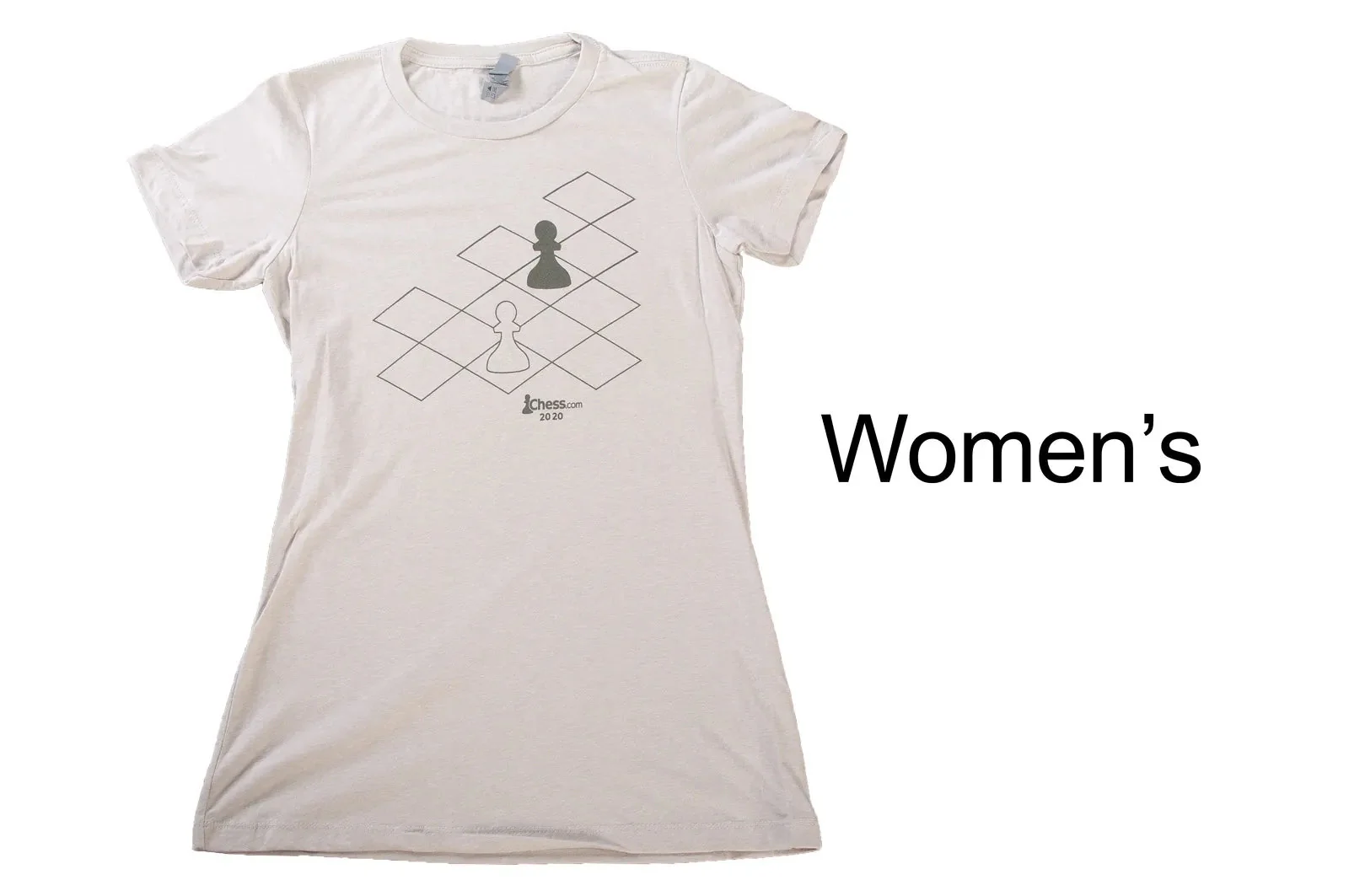 Chess.com 2020 T-SHIRT - Sand - Image 3