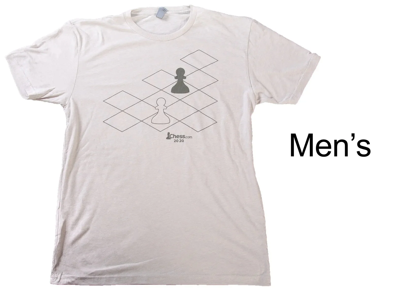 Chess.com 2020 T-SHIRT - Sand - Image 4