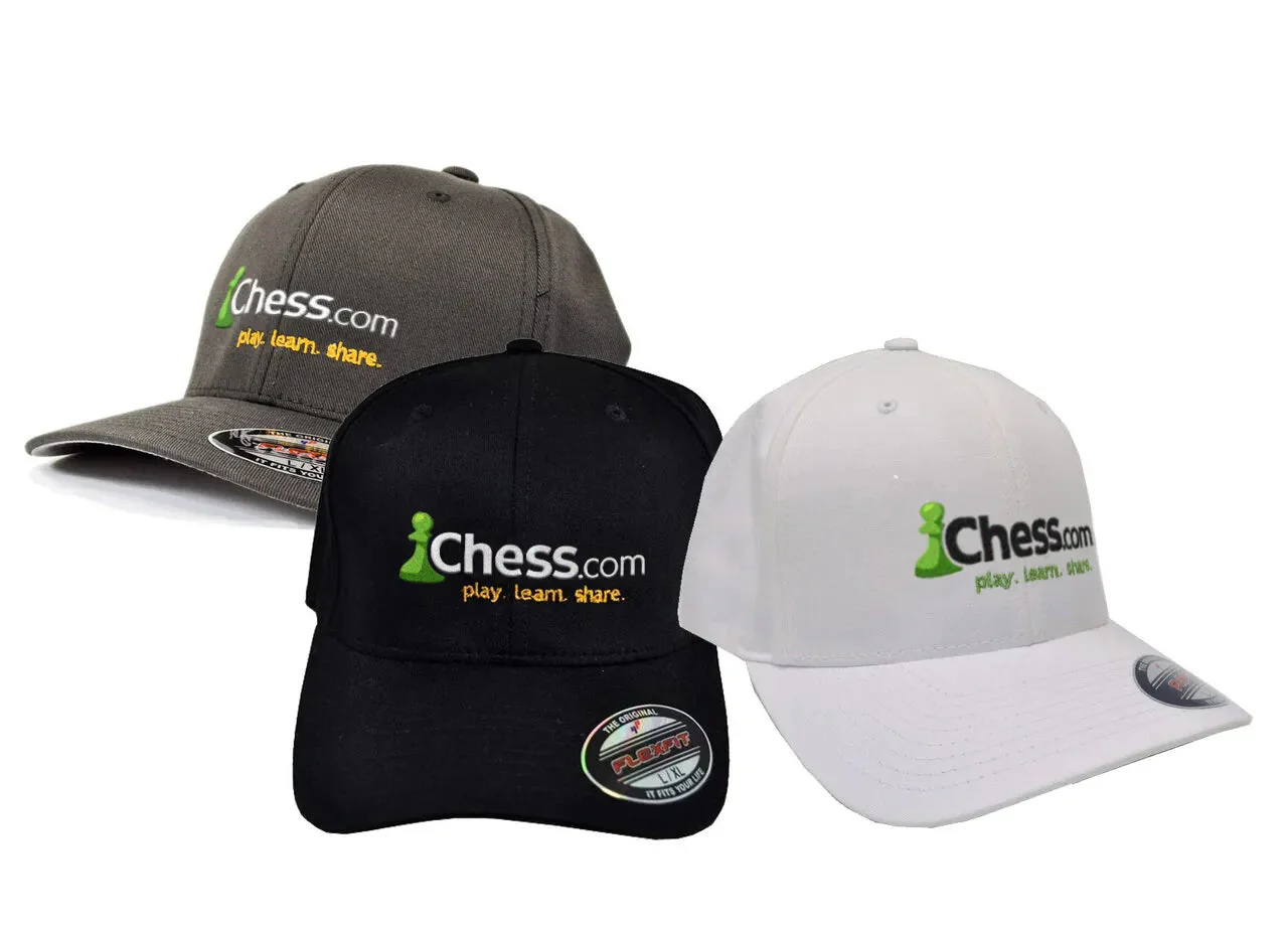 Chess.com White Hat Large/XL