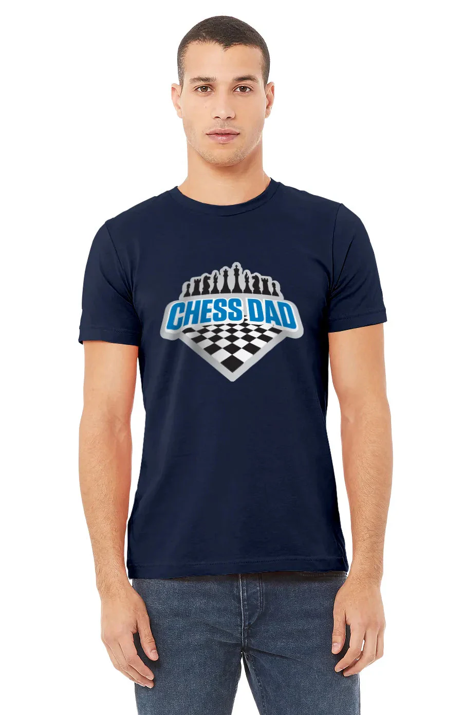 Chess Dad Chess Board T-Shirt - Image 42