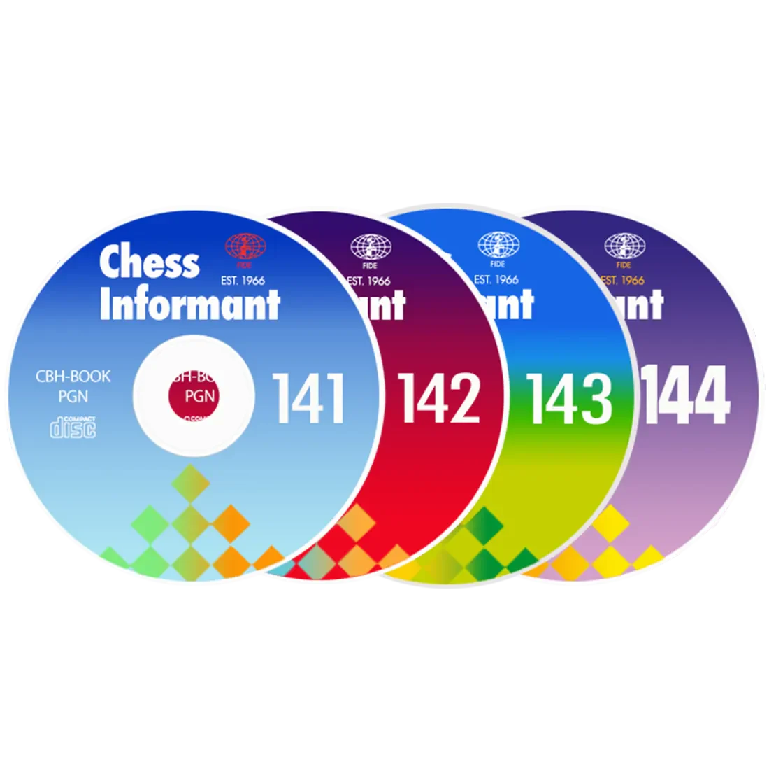 Issues #141, #142, #143 and #144 of Chess Informant on CD - ALL SHIP IMMEDIATELY