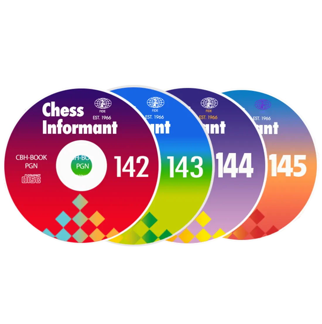 Issues #142, #143, #144 and #145 of Chess Informant on CD - ALL SHIP IMMEDIATELY