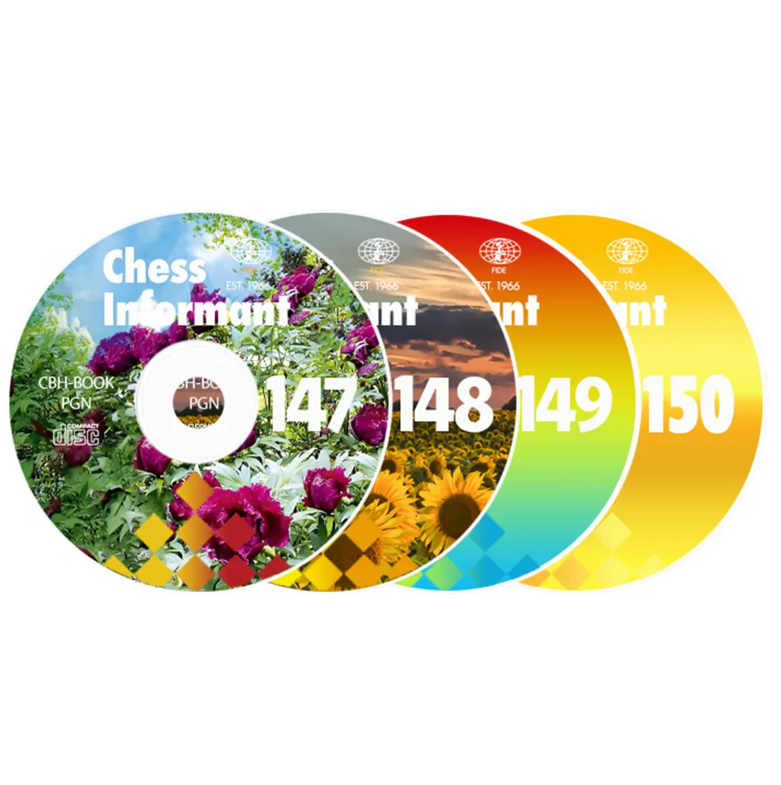 Issues #147, #148, #149 and #150 of Chess Informant on CD - ALL SHIP IMMEDIATELY