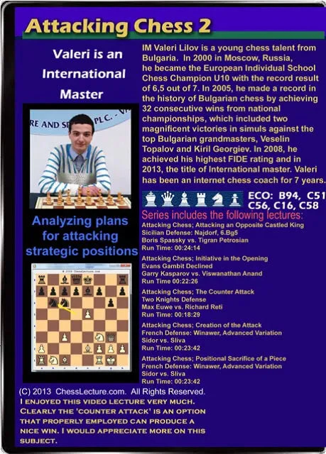 Attacking Chess 2 - Chess Lecture - Volume 68 - Image 2