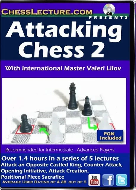 E-DVD Attacking Chess 2 - Chess Lecture - Volume 68
