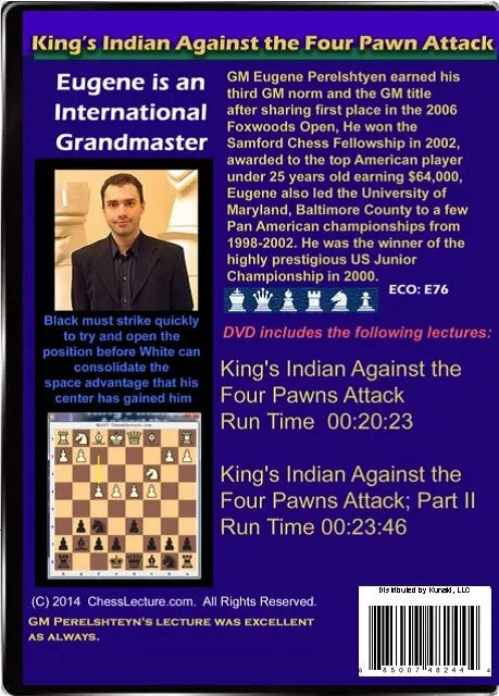 King's Indian Against the Four Pawns Attack - Chess Lecture - Volume 82 - Image 2