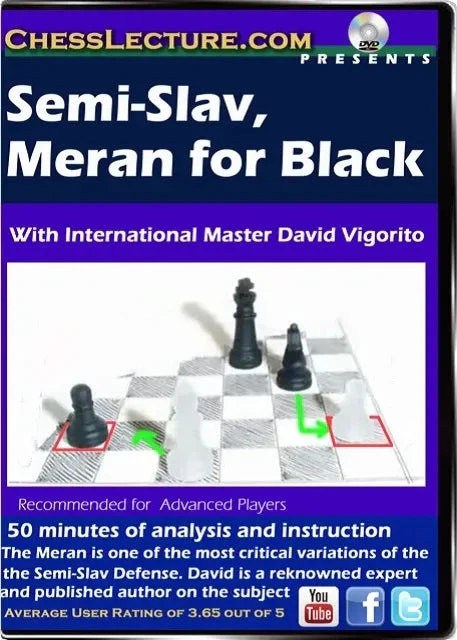 E-DVD Semi Slav / Meran for Black - Chess Lecture - Volume 74