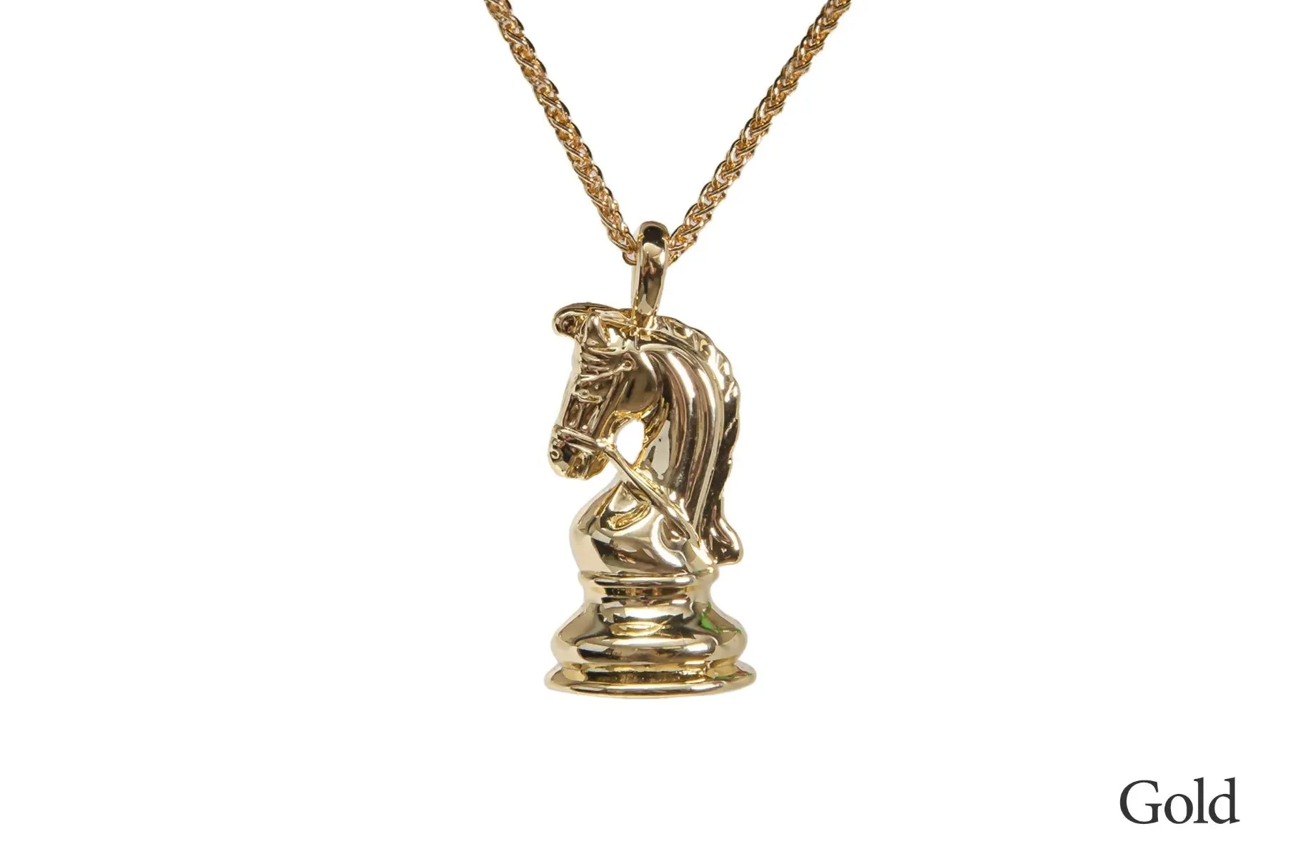 Caissa Collection Chess Pendant Necklace - KNIGHT - Image 3