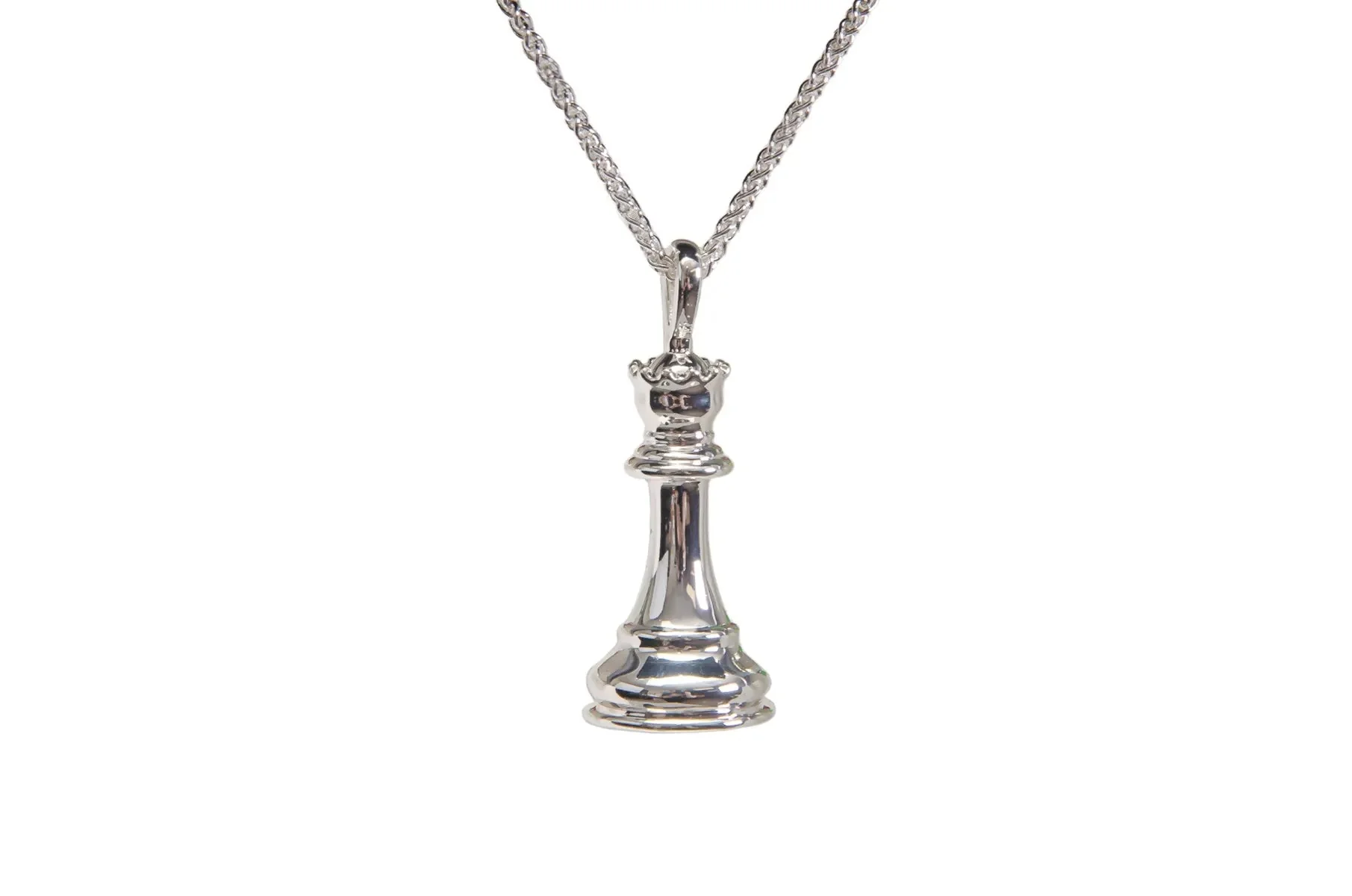 Caissa Collection Chess Pendant Necklace – QUEEN - Image 11