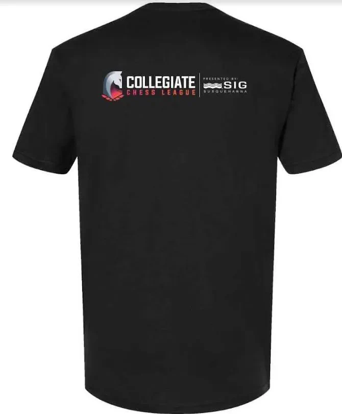 Chess.Com CAP+SIG Chess T-Shirt - BLACK - Image 3