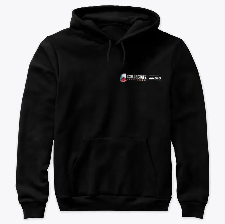 Black ChessCom NEW Collegiate Chess League Hoodie- XLarge (XL)