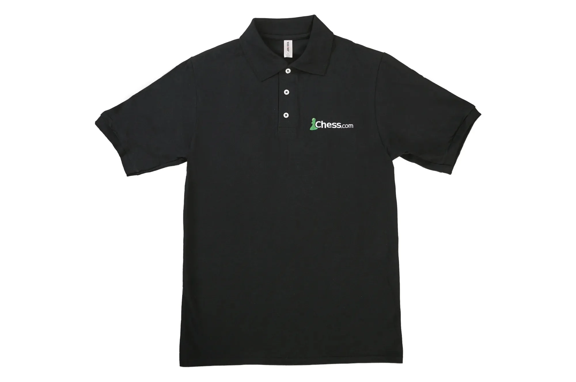 Chesscom New Black Polo-Mens-Black-Extra Large (XL)