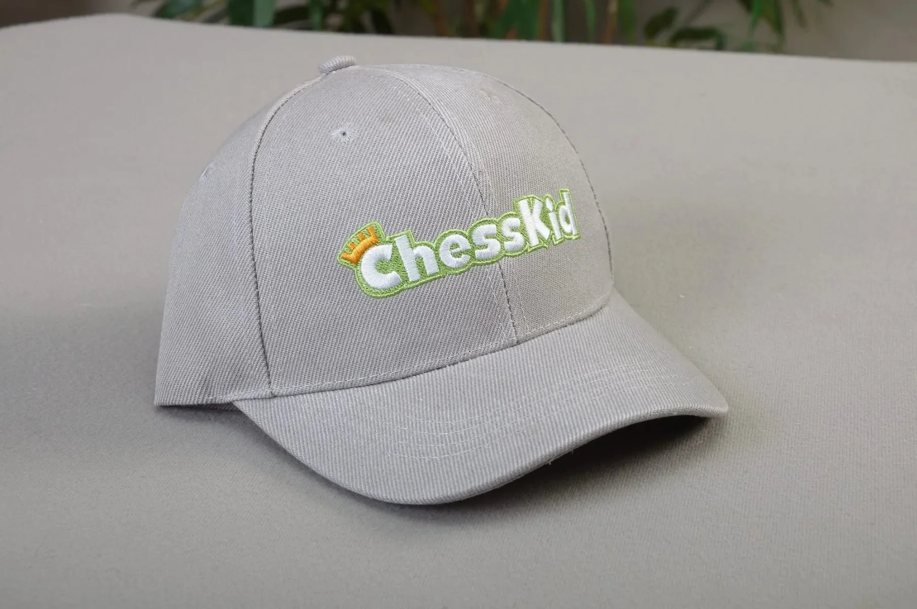 ChessKid Baseball Hat - Gray - Image 2