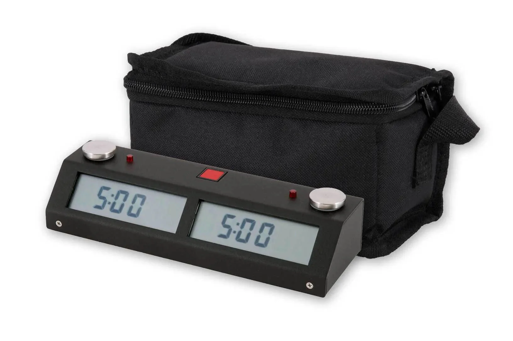 Chronos Digital Game Clock - TOUCH - Black with Carrying Bag