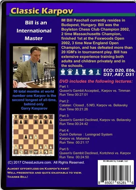 E-DVD Classic Karpov - Chess Lecture - Volume 161 - Image 2