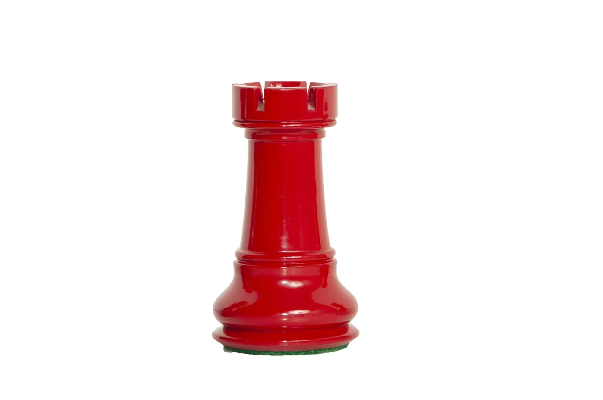 Classic Paperweight - Red Lacquered - Rook
