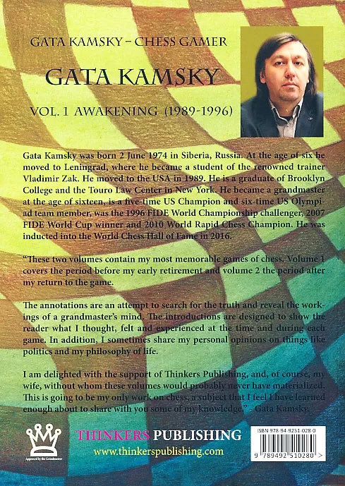 CLEARANCE - Gata Kamsky - Chess Gamer - Vol. 1 - Image 2