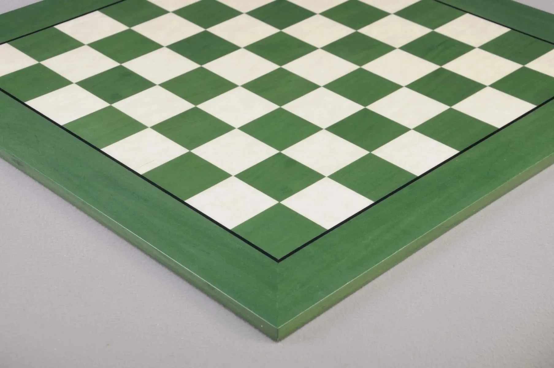 CLEARANCE - Greenwood and Maple Classic Traditional Chess Board - 2.5" Squares - Gloss Finish