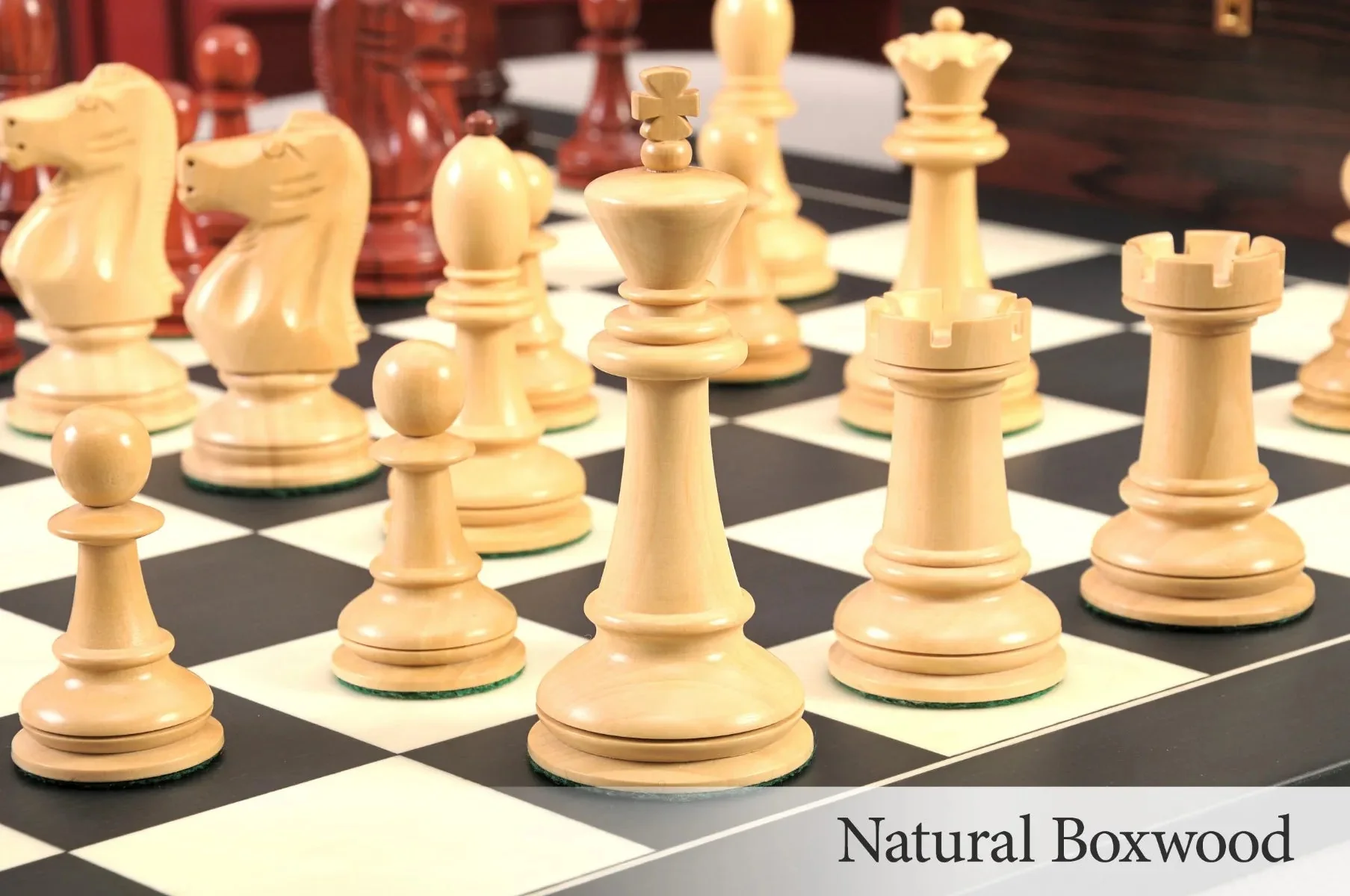 CLEARANCE - The 1972 Skopje Olympiad II Reproduction Series Chess Pieces - 4.4" King - Image 53