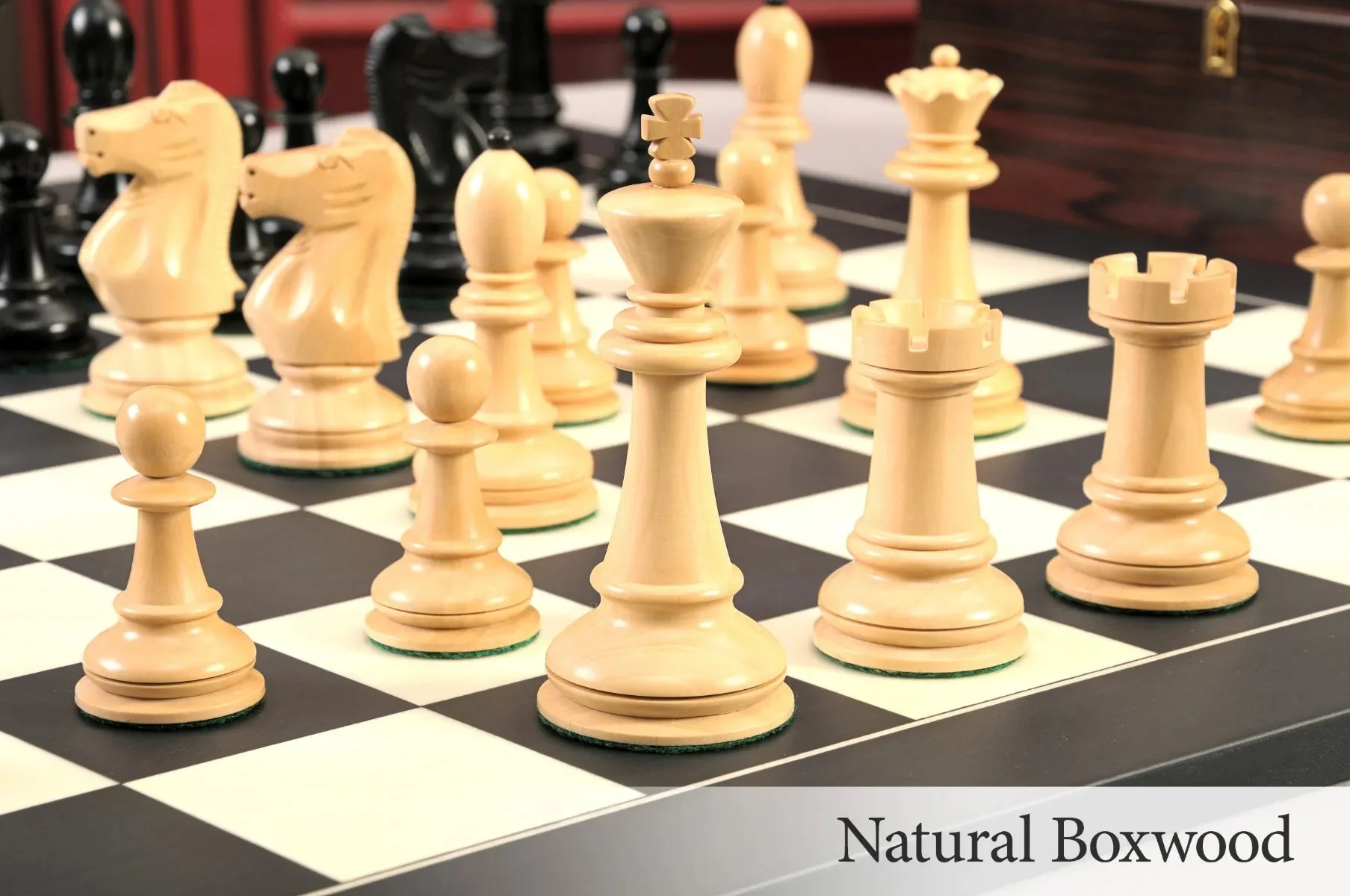 CLEARANCE - The 1972 Skopje Olympiad II Reproduction Series Chess Pieces - 4.4" King - Image 6