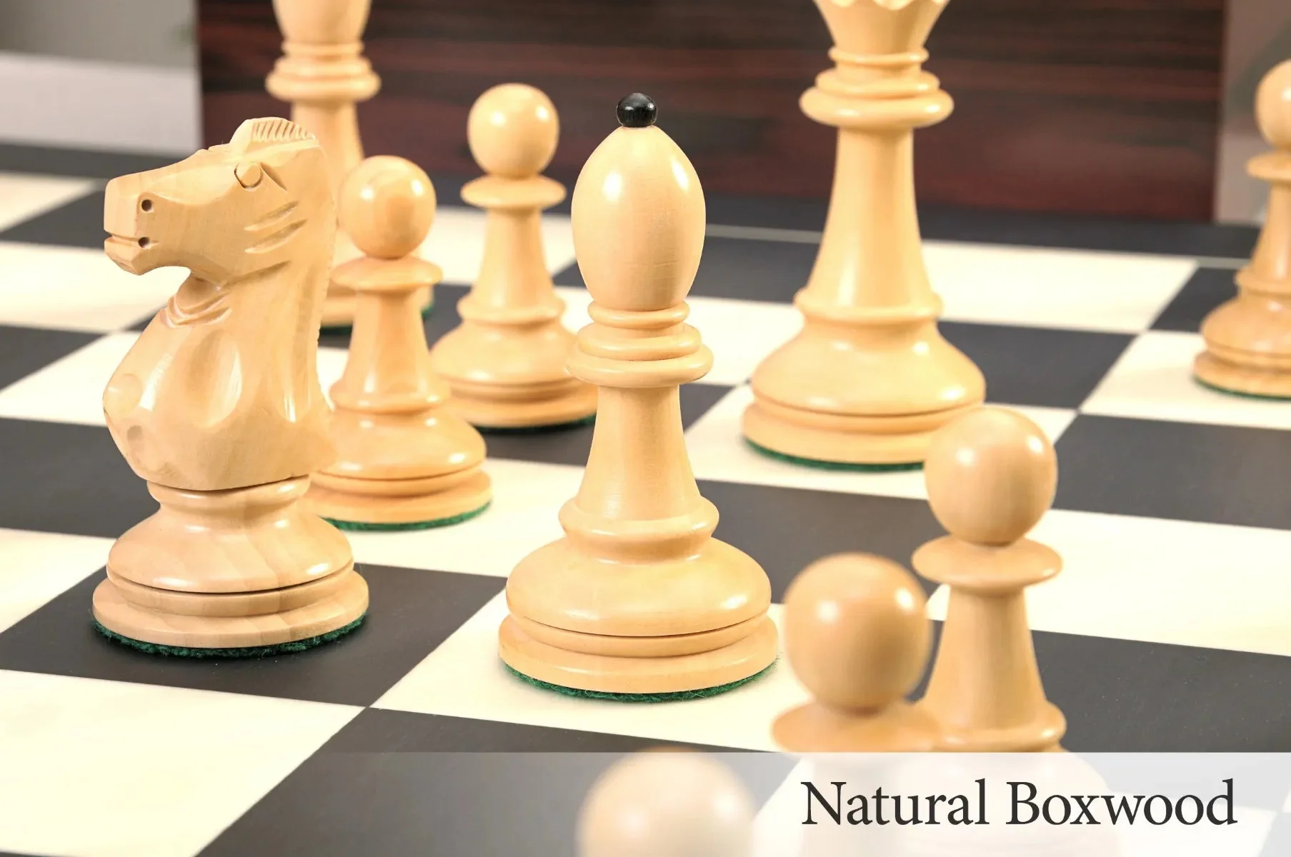 CLEARANCE - The 1972 Skopje Olympiad II Reproduction Series Chess Pieces - 4.4" King - Image 9