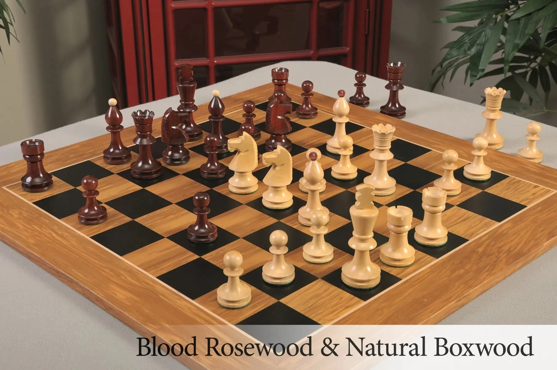 CLEARANCE - The Hungarian II Series Chess Pieces - 3.875" King - Image 15