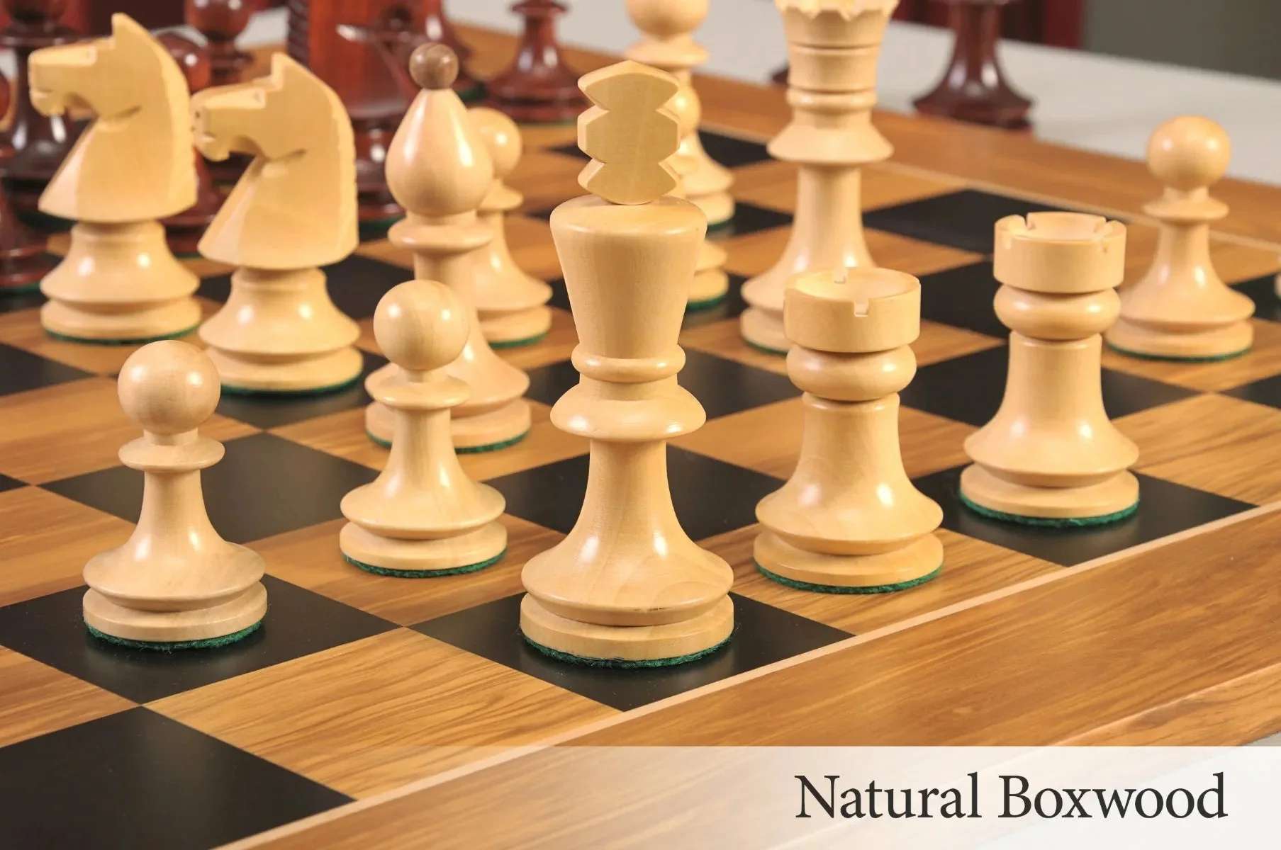 CLEARANCE - The Hungarian II Series Chess Pieces - 3.875" King - Image 16