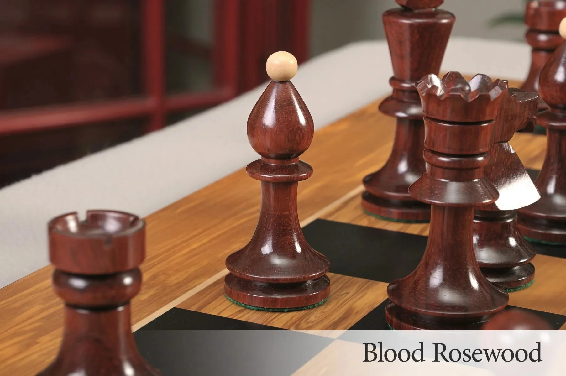 CLEARANCE - The Hungarian II Series Chess Pieces - 3.875" King - Image 24