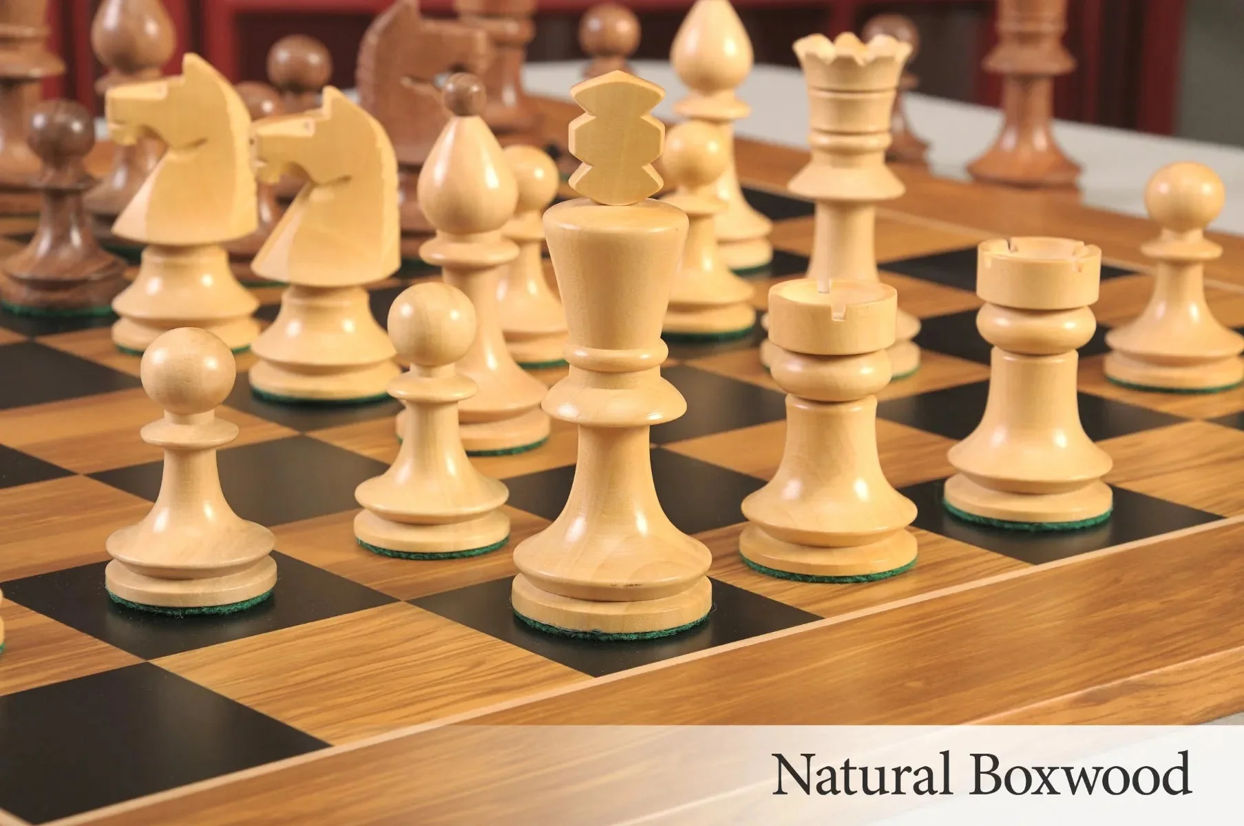 CLEARANCE - The Hungarian II Series Chess Pieces - 3.875" King - Image 29