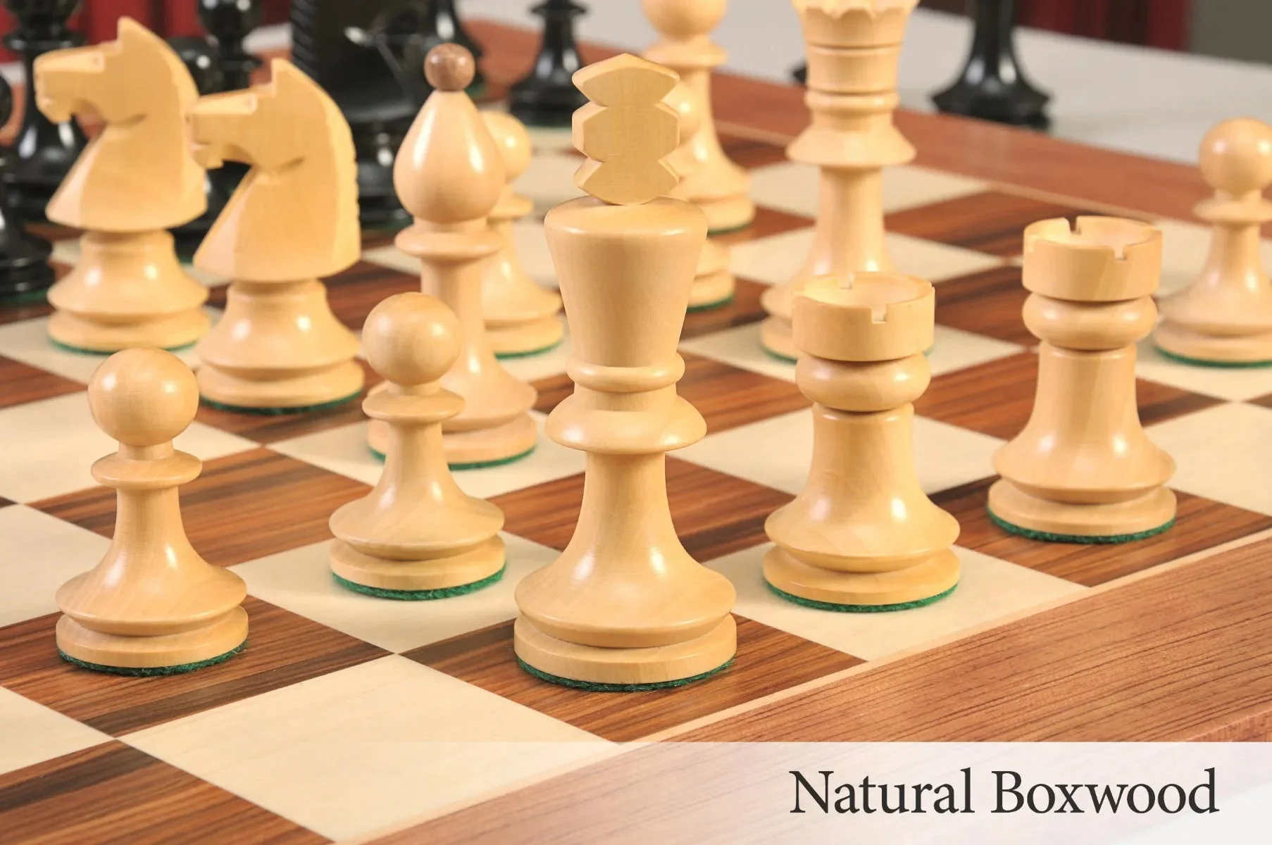 CLEARANCE - The Hungarian II Series Chess Pieces - 3.875" King - Image 3