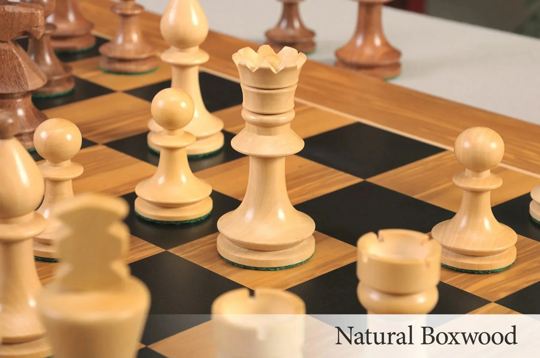 CLEARANCE - The Hungarian II Series Chess Pieces - 3.875" King - Image 30