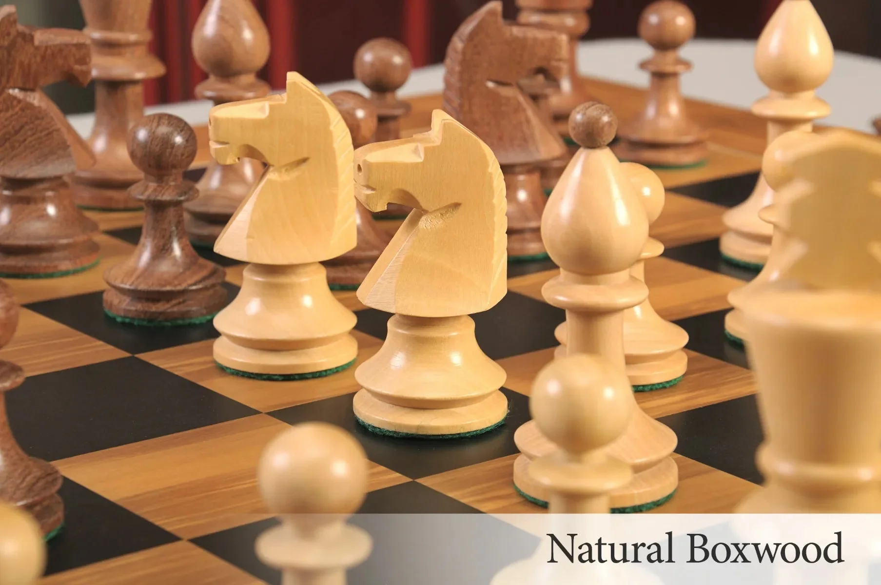 CLEARANCE - The Hungarian II Series Chess Pieces - 3.875" King - Image 32