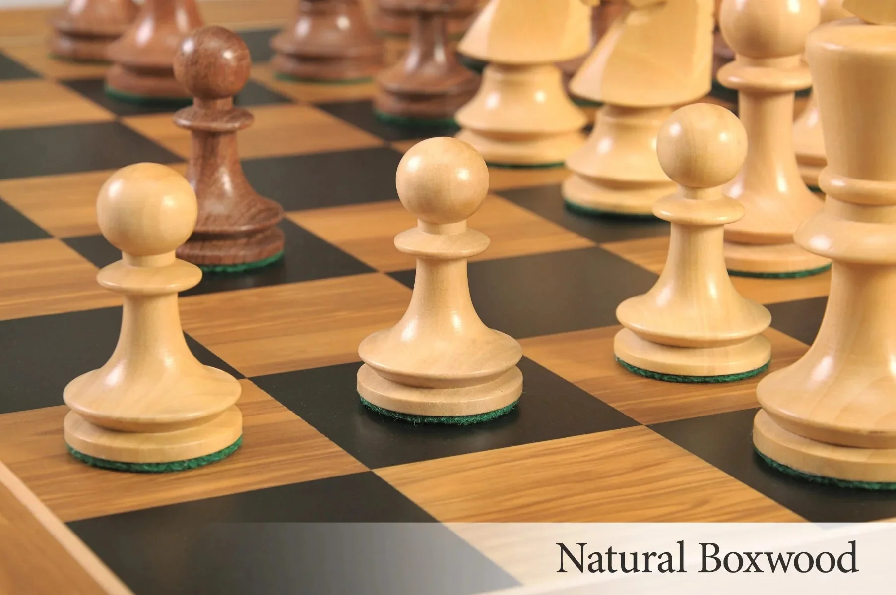 CLEARANCE - The Hungarian II Series Chess Pieces - 3.875" King - Image 34