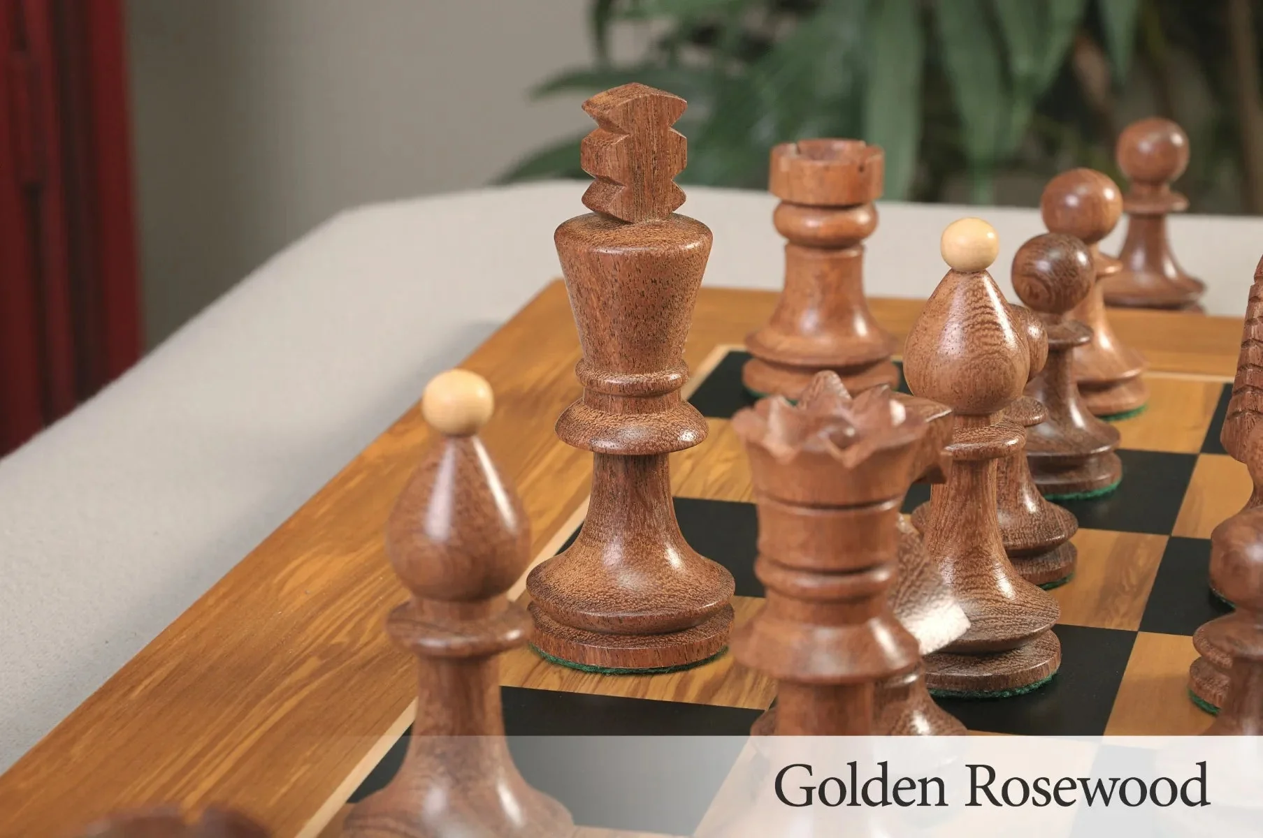 CLEARANCE - The Hungarian II Series Chess Pieces - 3.875" King - Image 35