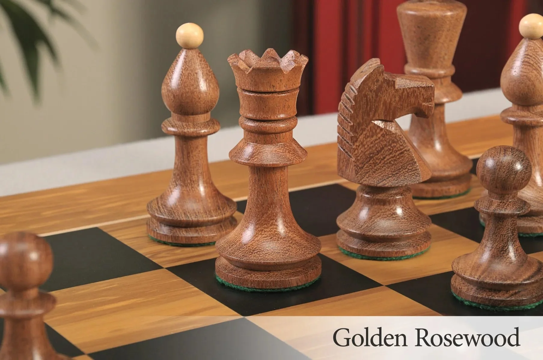 CLEARANCE - The Hungarian II Series Chess Pieces - 3.875" King - Image 36