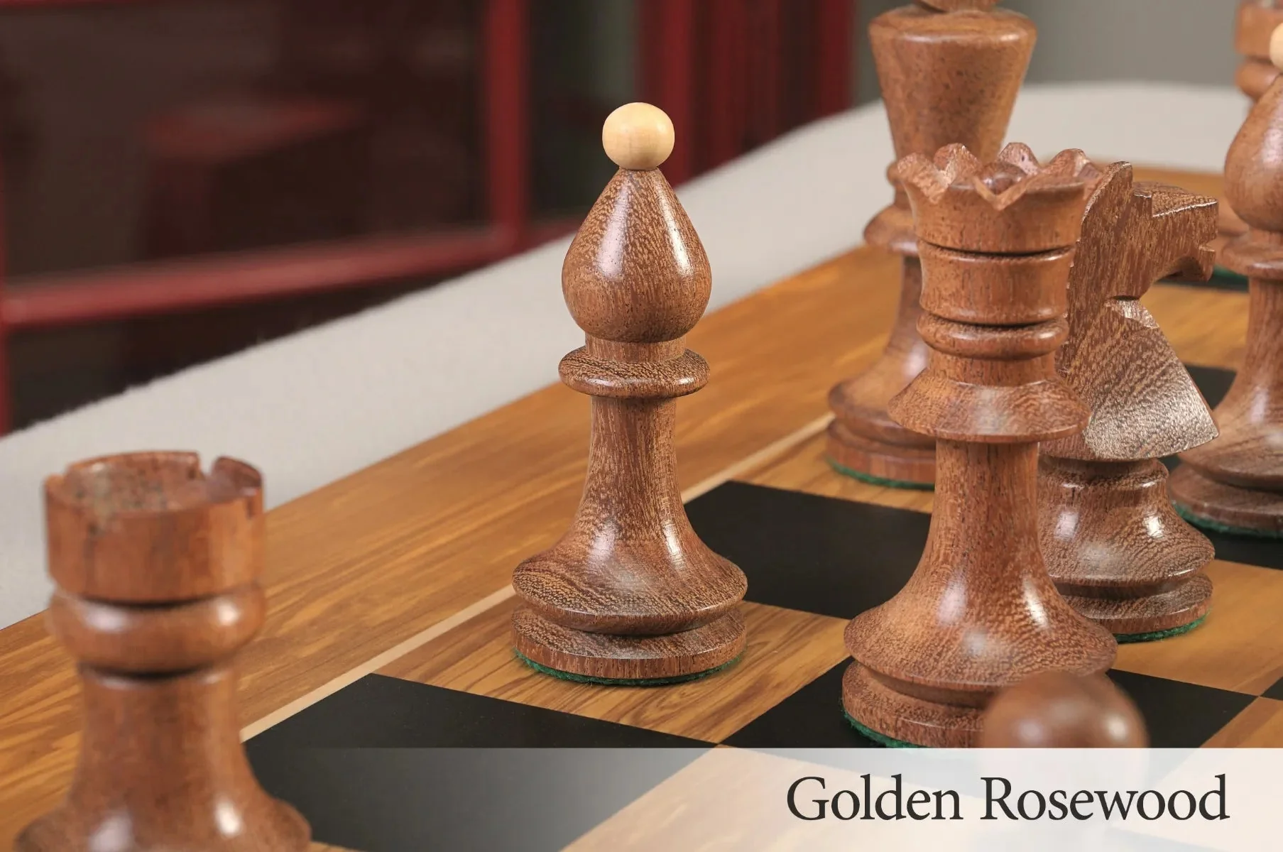 CLEARANCE - The Hungarian II Series Chess Pieces - 3.875" King - Image 37