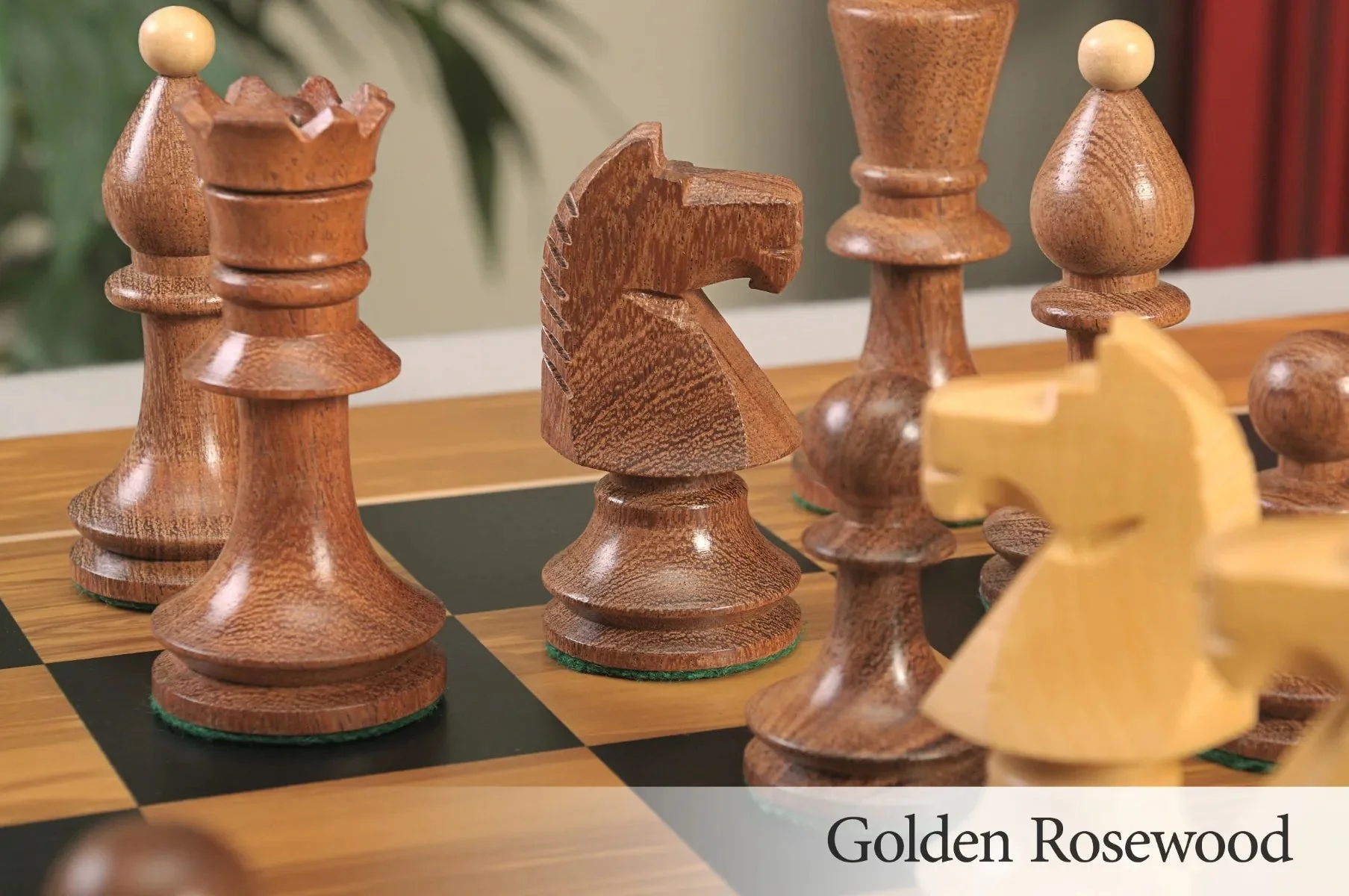 CLEARANCE - The Hungarian II Series Chess Pieces - 3.875" King - Image 38