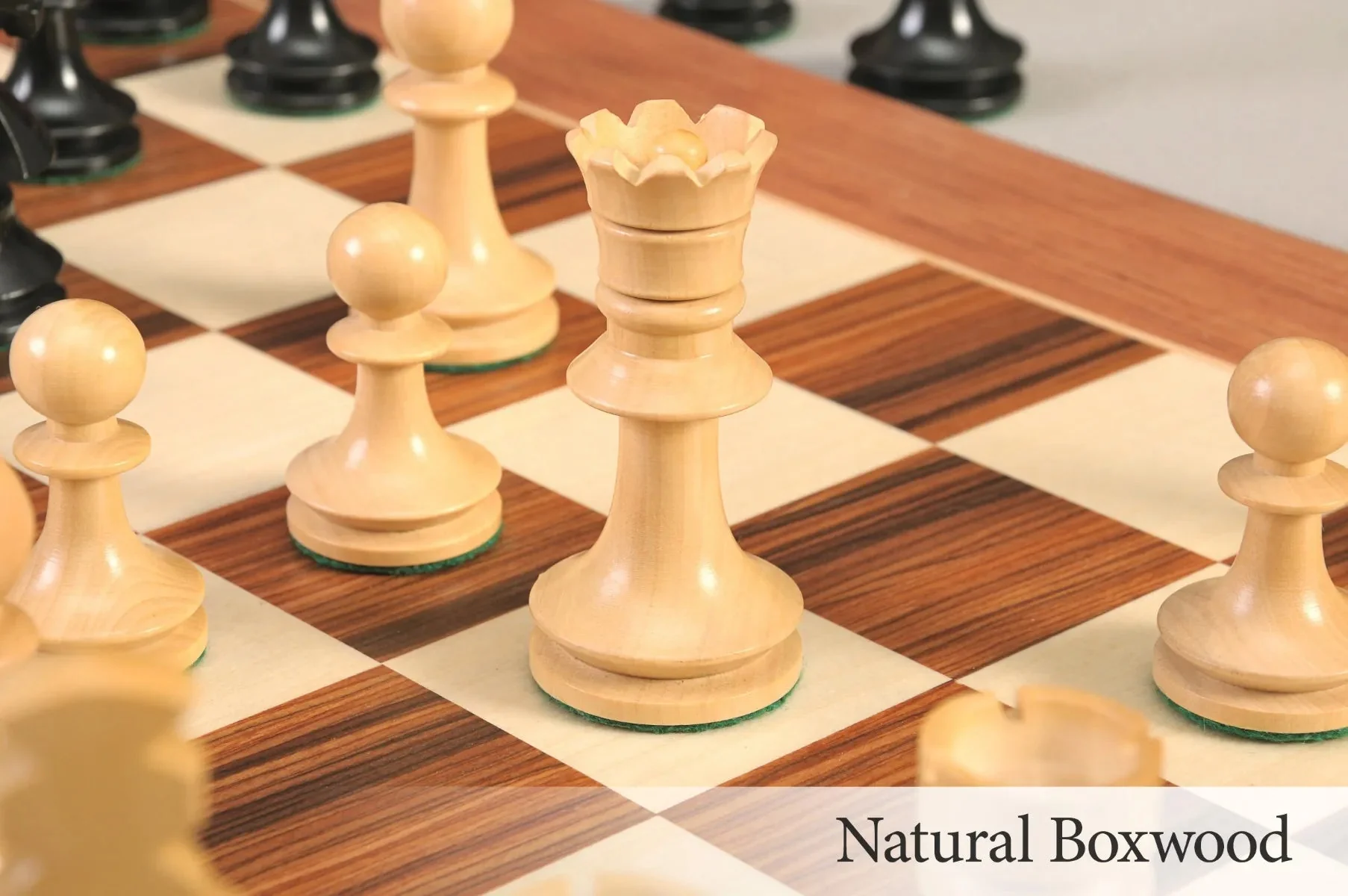 CLEARANCE - The Hungarian II Series Chess Pieces - 3.875" King - Image 4