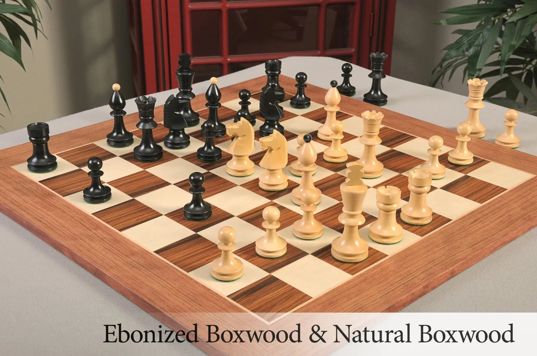 CLEARANCE - The Hungarian II Series Chess Pieces - 3.875" King - Image 41