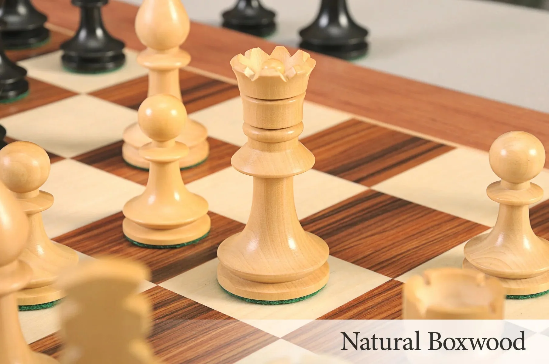CLEARANCE - The Hungarian II Series Chess Pieces - 3.875" King - Image 43