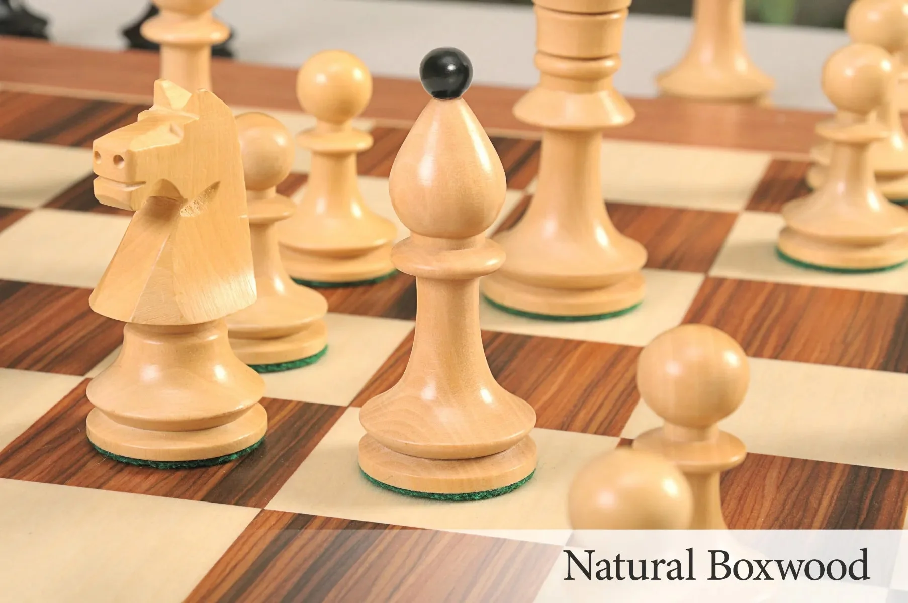 CLEARANCE - The Hungarian II Series Chess Pieces - 3.875" King - Image 44
