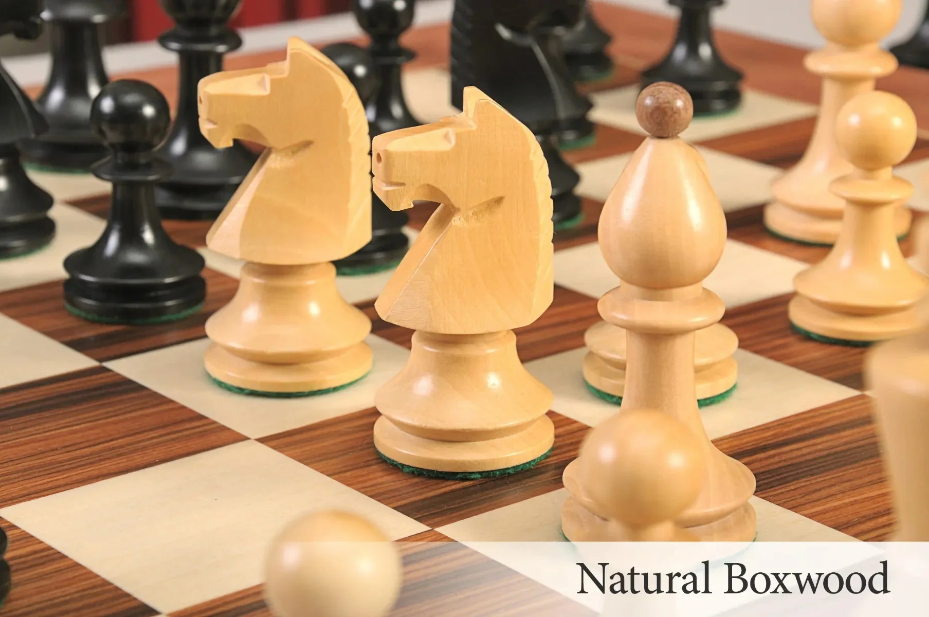 CLEARANCE - The Hungarian II Series Chess Pieces - 3.875" King - Image 45