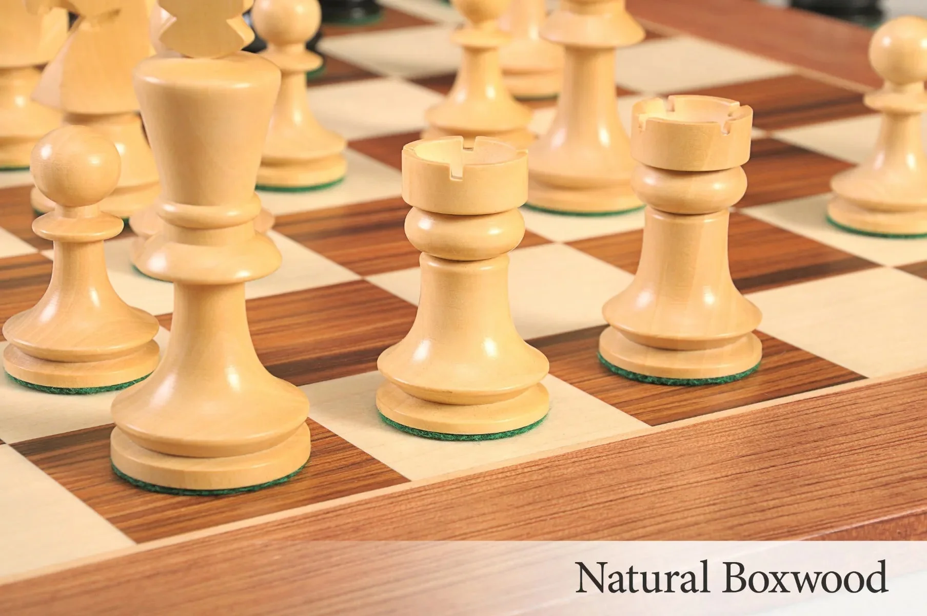 CLEARANCE - The Hungarian II Series Chess Pieces - 3.875" King - Image 46