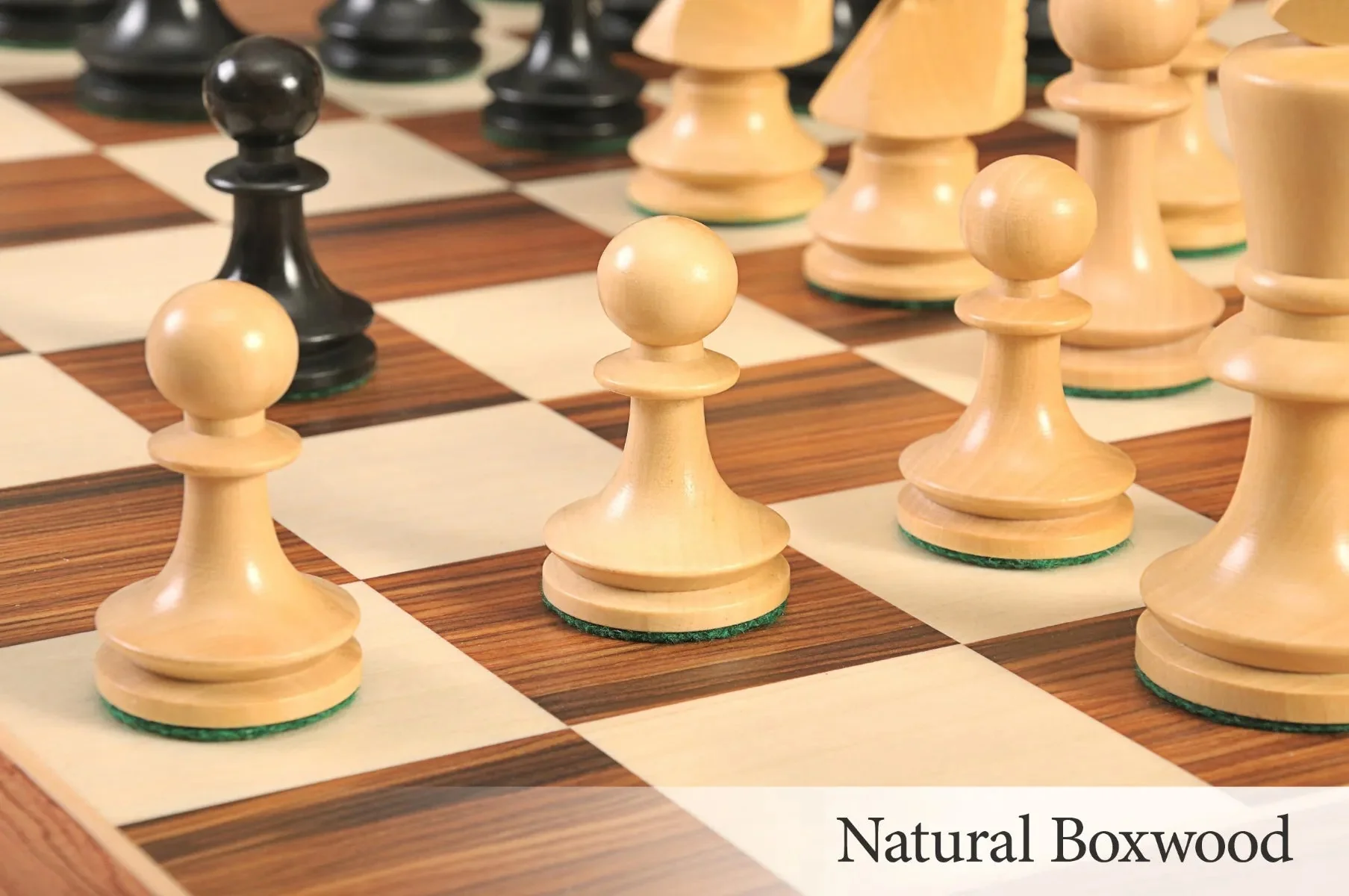CLEARANCE - The Hungarian II Series Chess Pieces - 3.875" King - Image 47