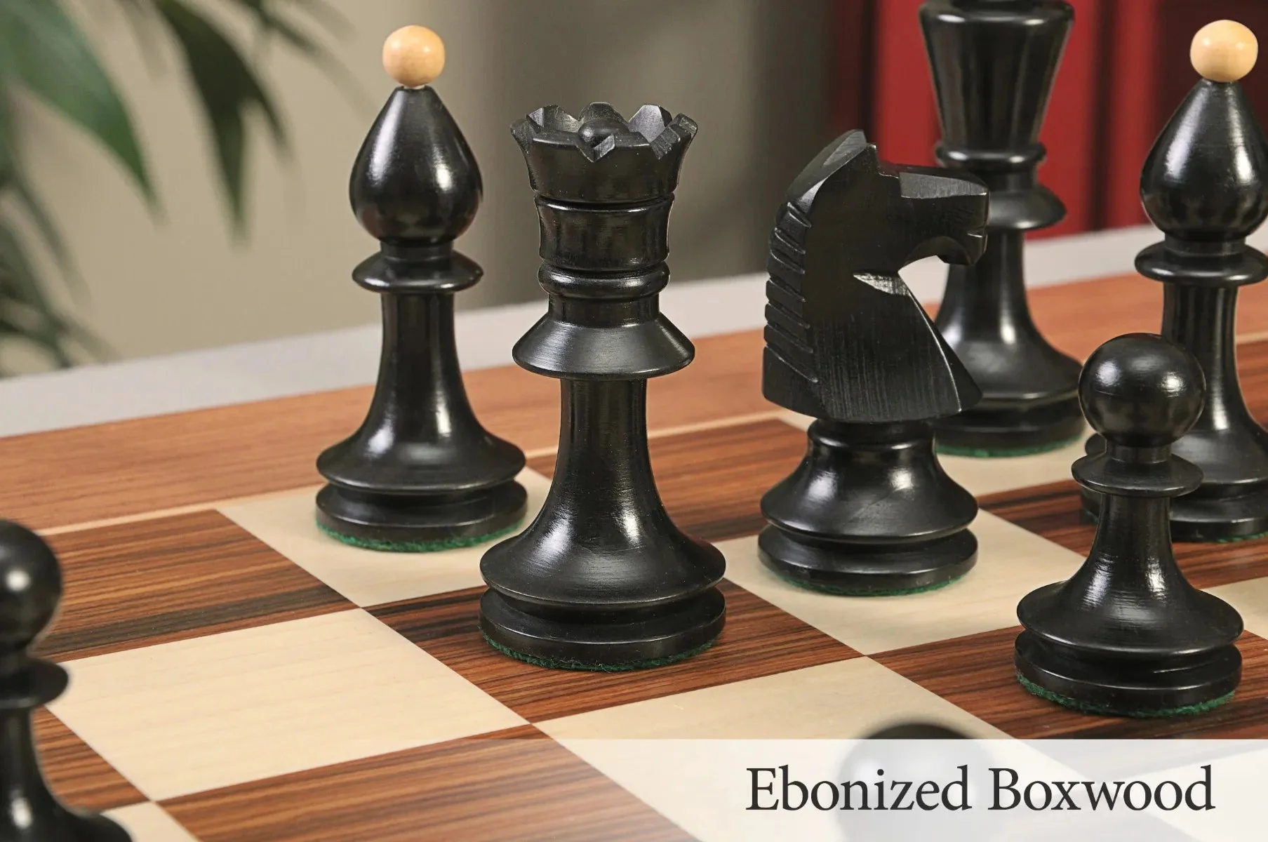 CLEARANCE - The Hungarian II Series Chess Pieces - 3.875" King - Image 49