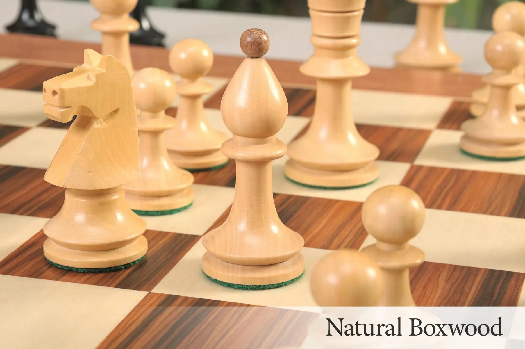 CLEARANCE - The Hungarian II Series Chess Pieces - 3.875" King - Image 5
