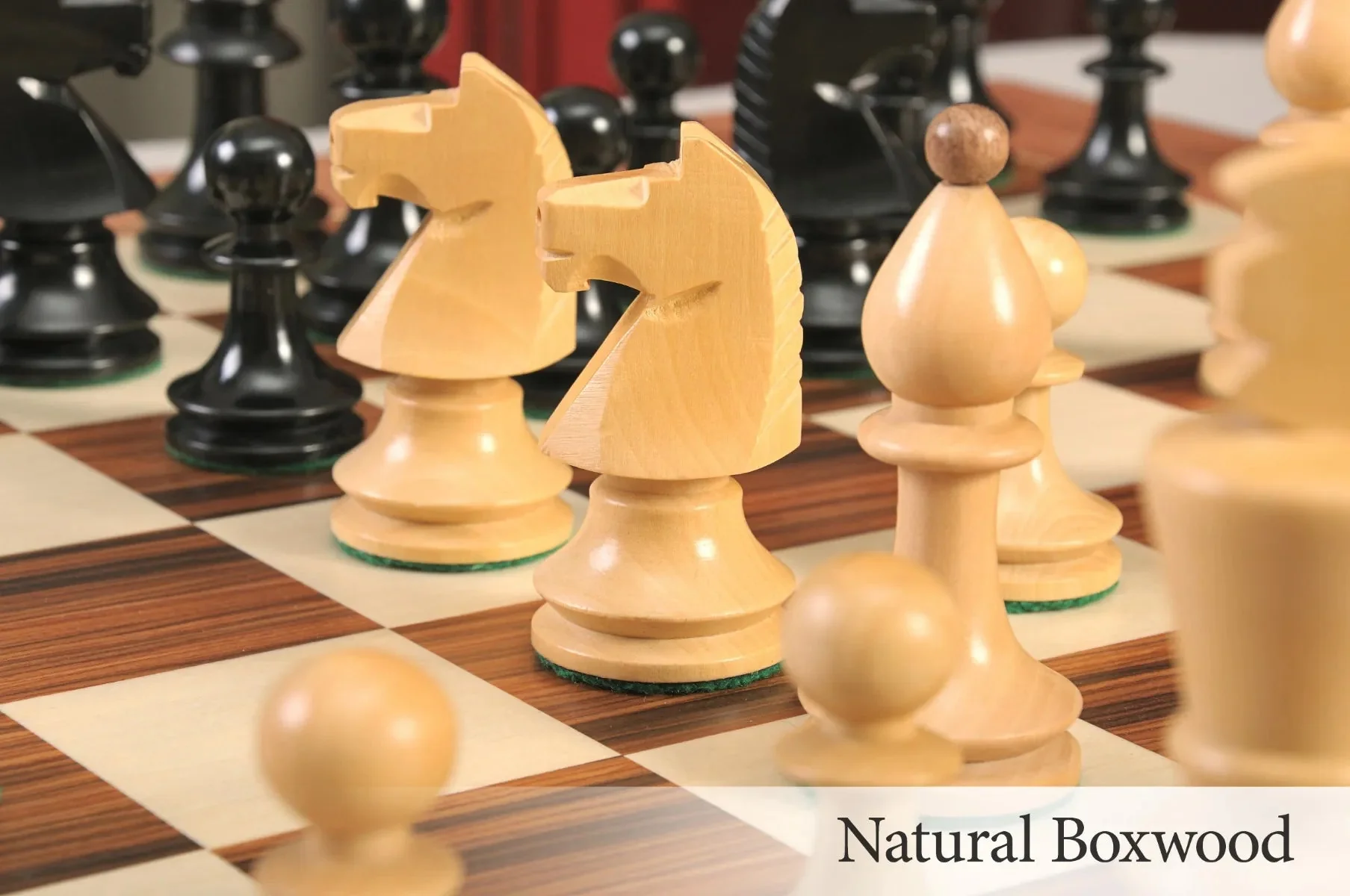 CLEARANCE - The Hungarian II Series Chess Pieces - 3.875" King - Image 6