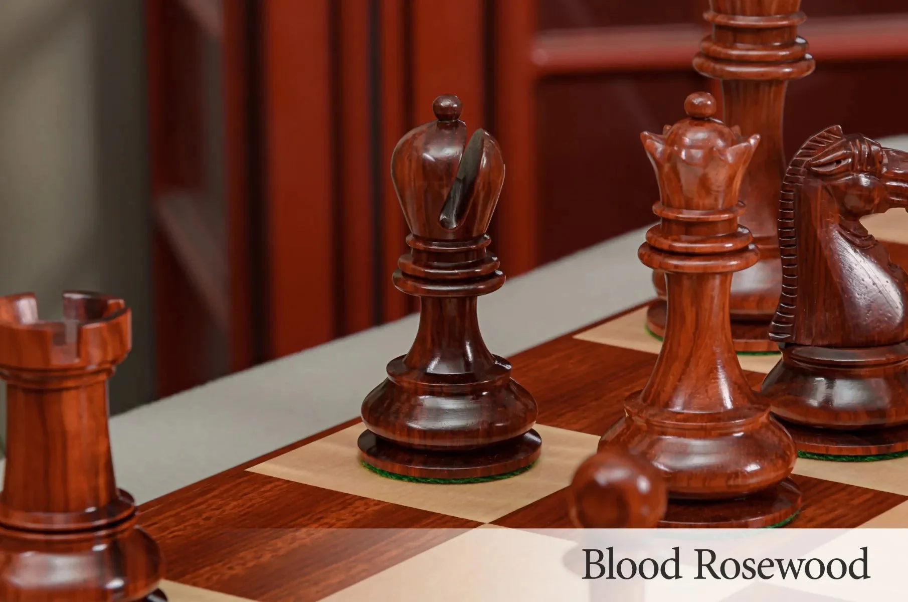 CLEARANCE - The Nottingham 1936 Series Luxury Chess Pieces - 4.4" King - Image 11
