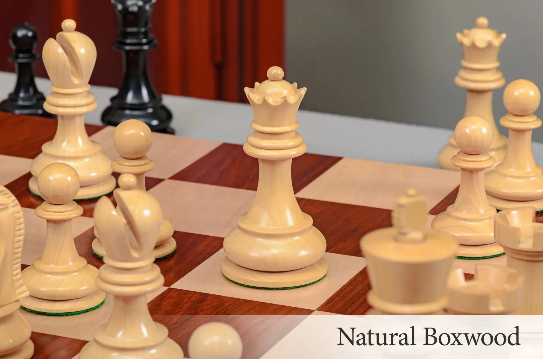 CLEARANCE - The Nottingham 1936 Series Luxury Chess Pieces - 4.4" King - Image 4