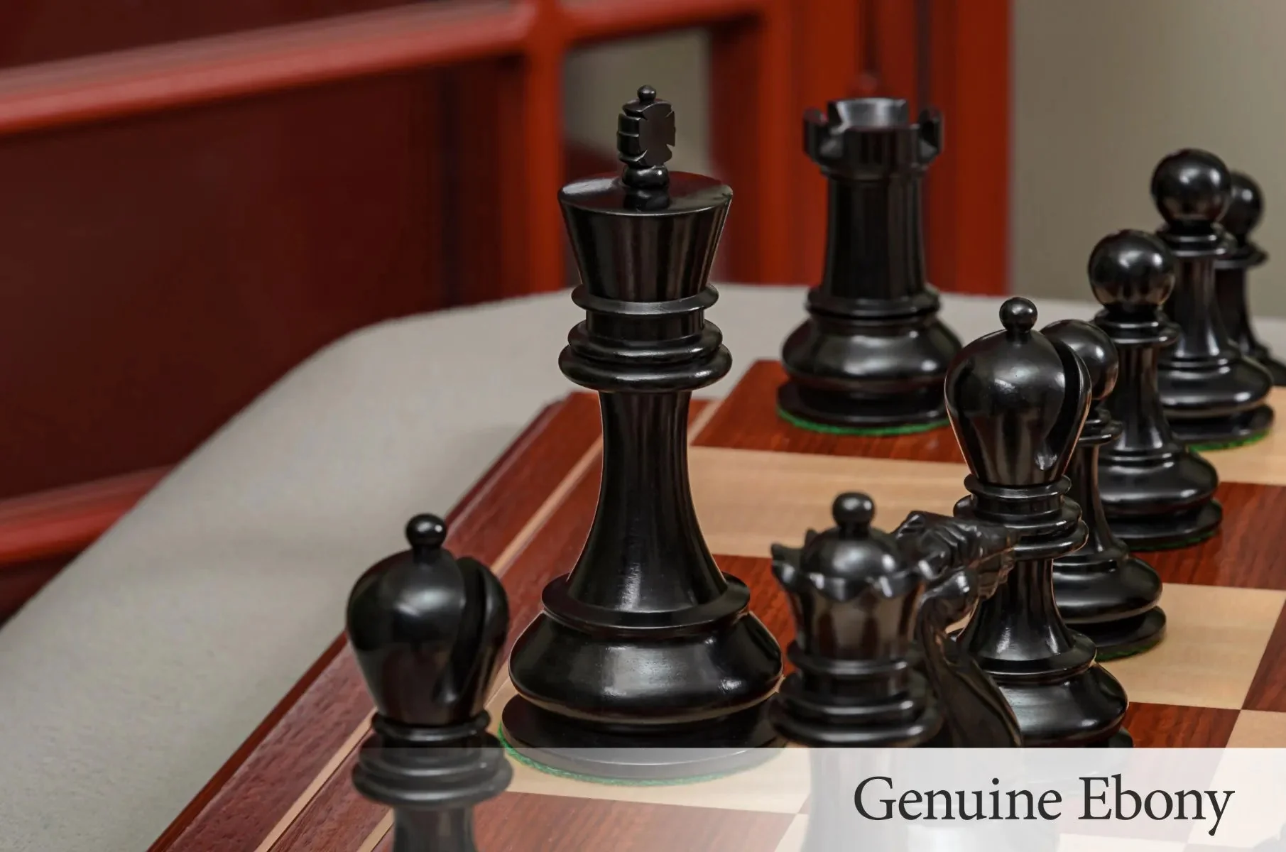 CLEARANCE - The Nottingham 1936 Series Luxury Chess Pieces - 4.4" King - Image 8